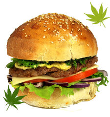 Cannabis Hamburger - Pieczywo z konopi - Bułka