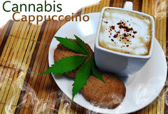 cannabis coffe   cappuccino