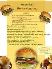 Cannabis Hamburger - Pieczywo z konopi - Bułka