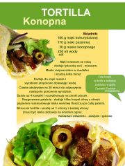 Tortilla Konopna - z mięsem wołowym na ostro